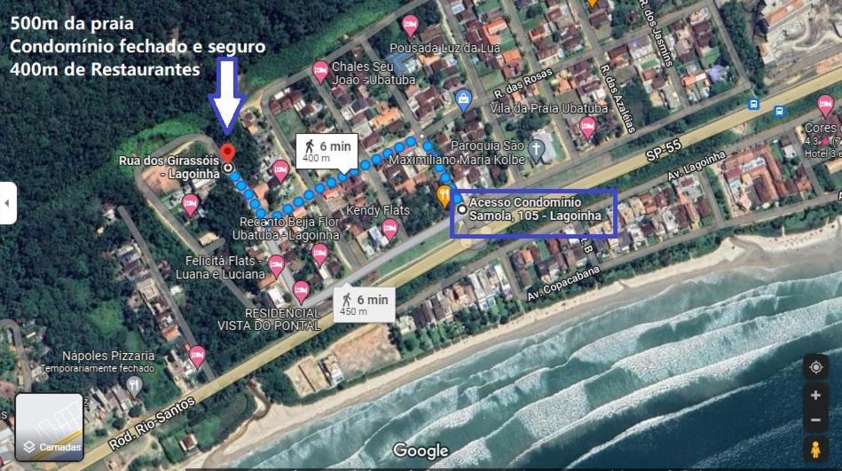 Refugio Lagoinha Ubatuba-sp Samola Apto 07 Apartamento Ubatuba